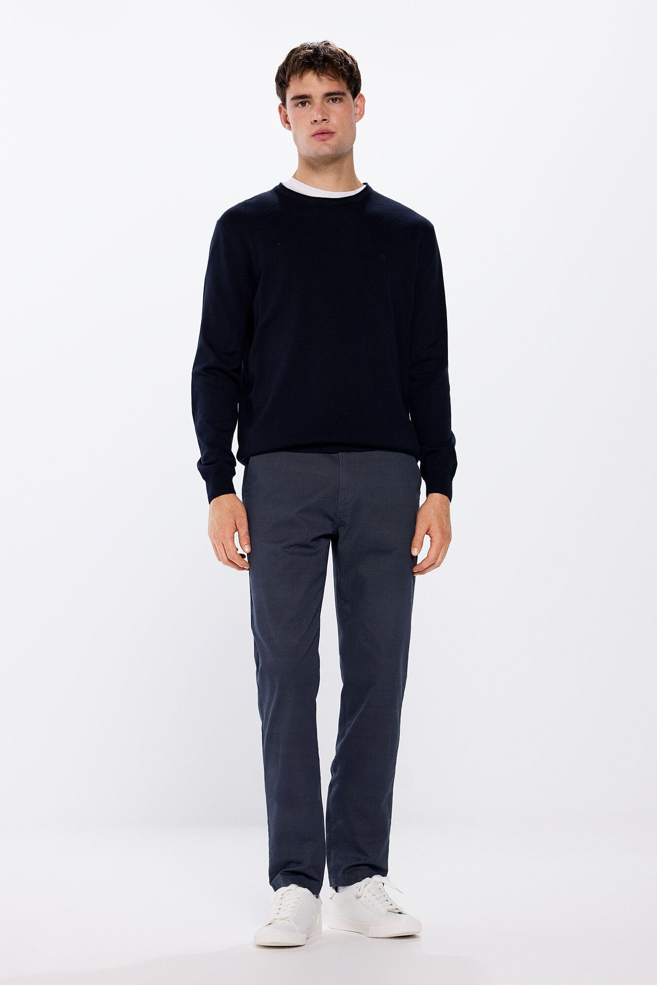 Springfield Uomo Springfield Regular Chino Pants In Smoke Blue ABOUT YOU Pantaloni Springfield Uomo