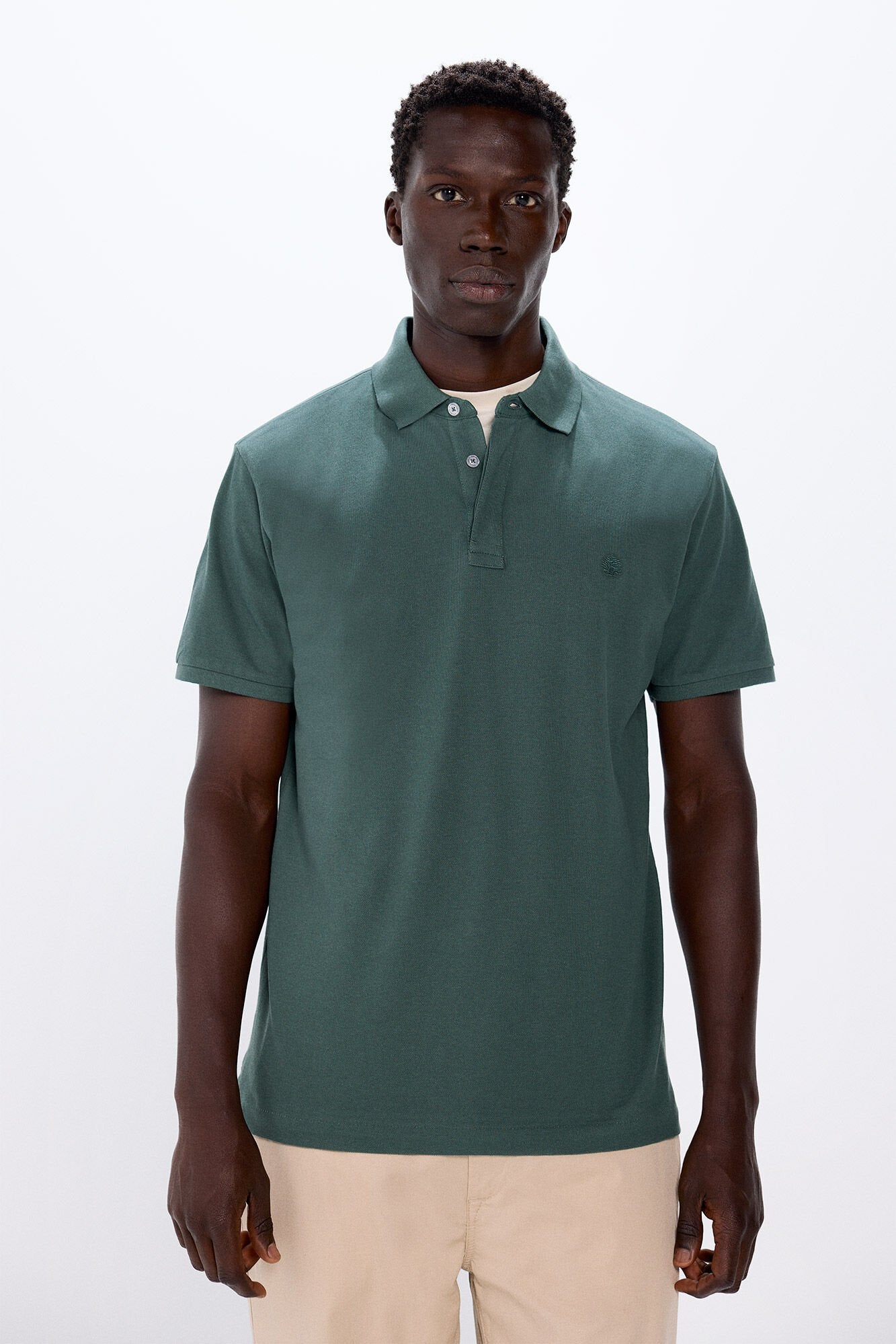 SpringFiled KSA 100 Cotton Slim Fit Pique Polo Shirt Shirt