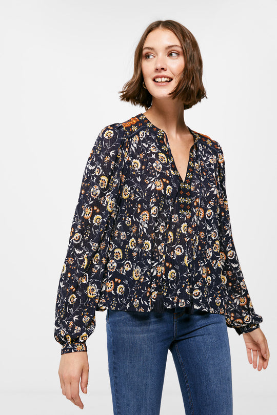 Boho Blouse Flowers