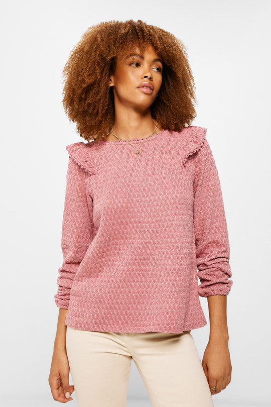 Structured Chenille T-shirt