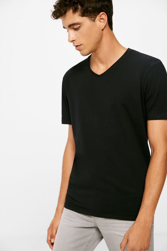 Basic lycra peak t-shirt