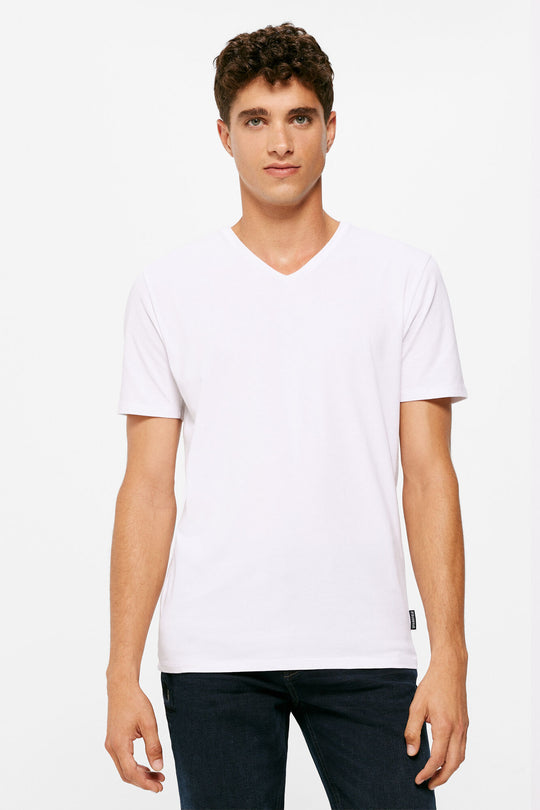 Basic lycra peak t-shirt