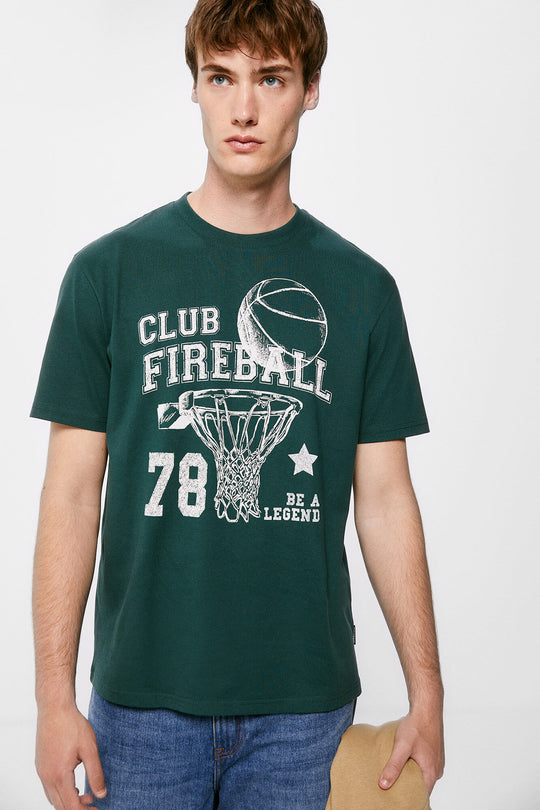 Basketball Fireball T-Shirt