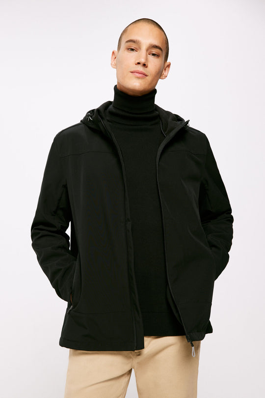 Technical softshell parka