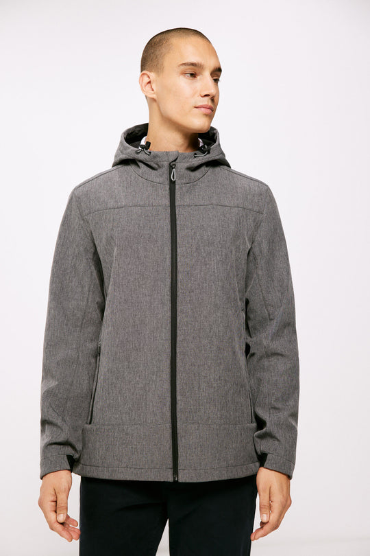 Technical softshell parka