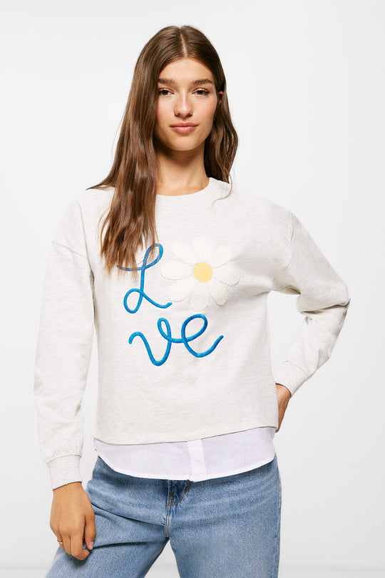 Daisy "Love" Sweatshirt