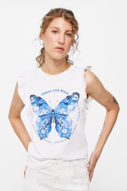 Ruffled Butterfly T-shirt