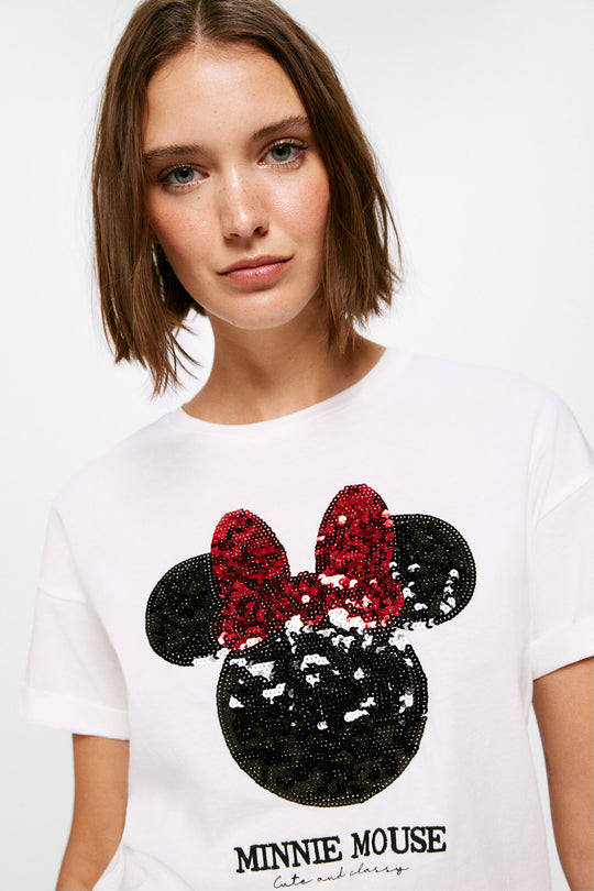 "Minnie" Sequin T-shirt