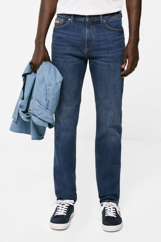 Light wash regular jeans
