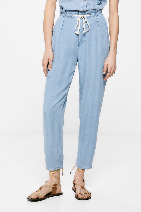 Paperbag Tencel trousers