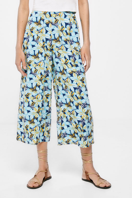 Printed Culotte Pants