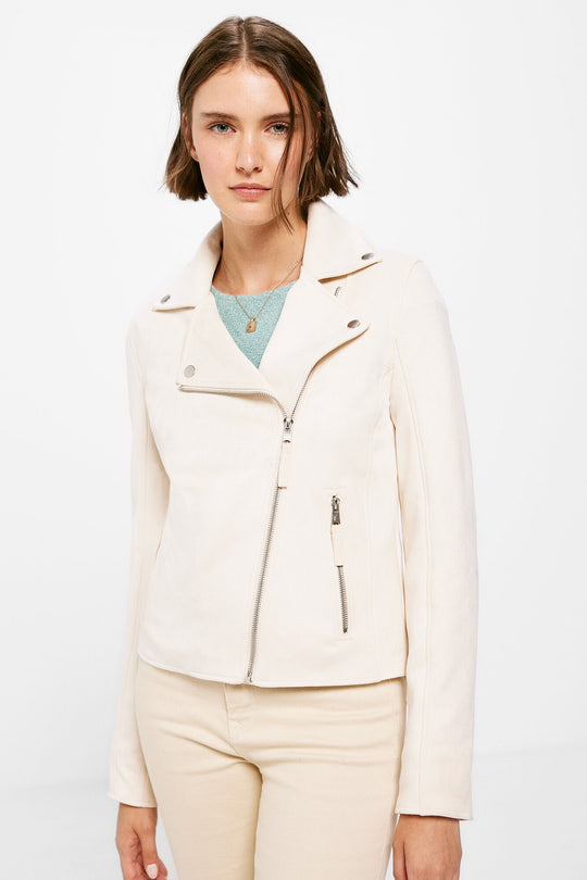 Suede Biker Jacket