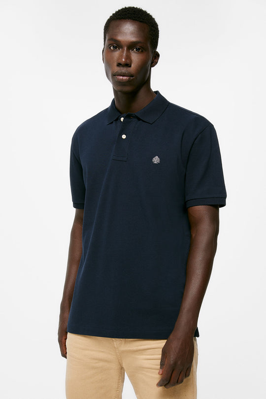Basic pique polo shirt