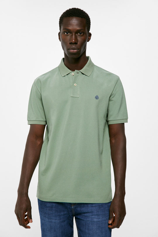 Basic pique polo shirt