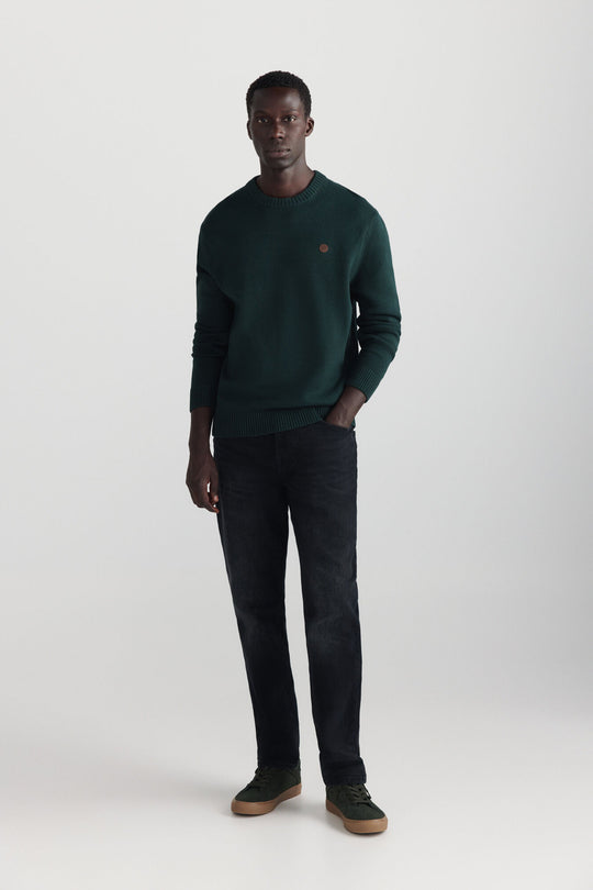 Plain round neck jumper