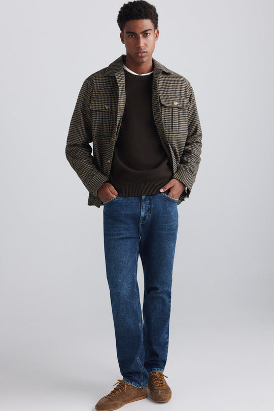 Plain round neck jumper