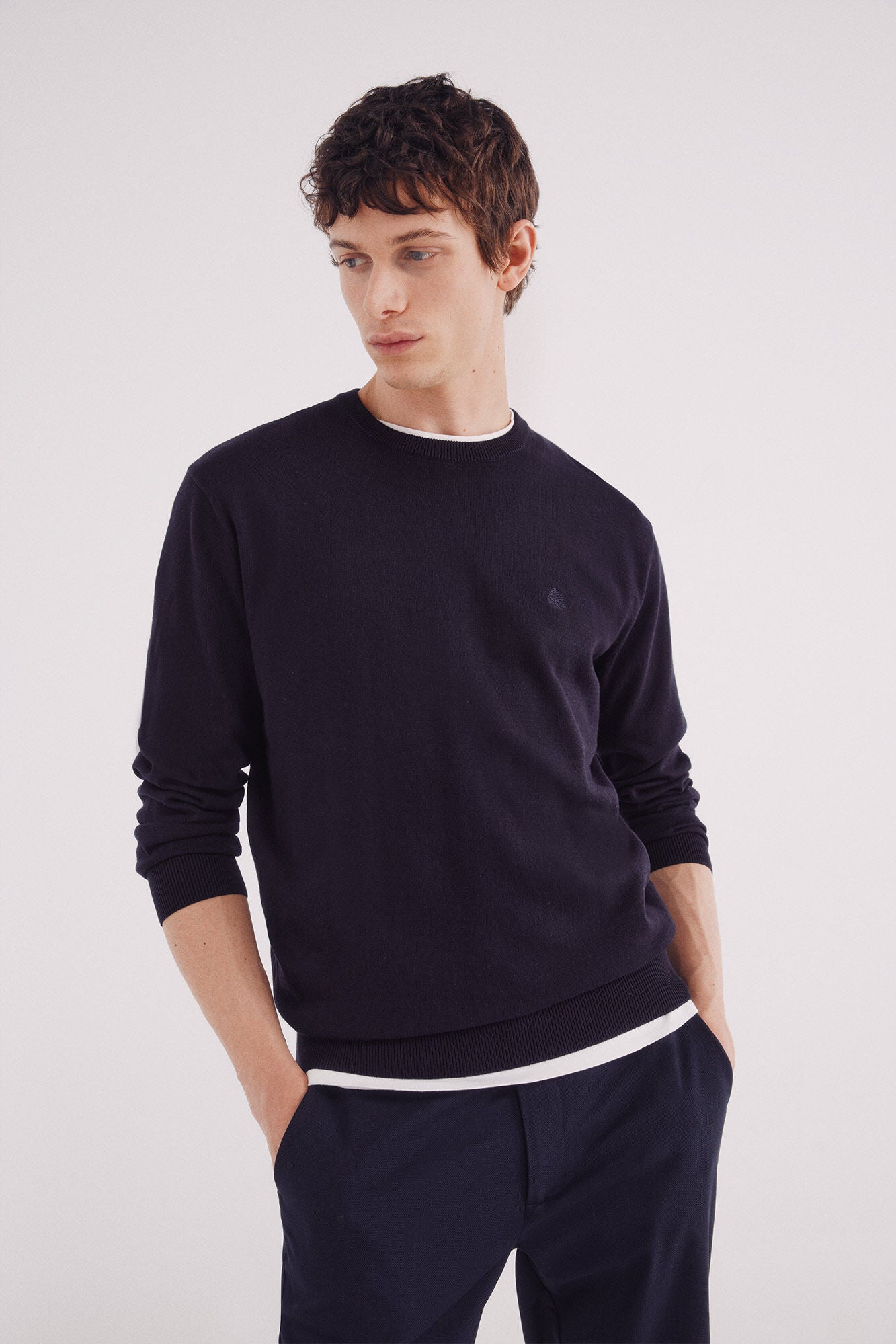 Basic Jumar Men Navy Jumpers|Basic jumper|Springfiled – Springfield KSA