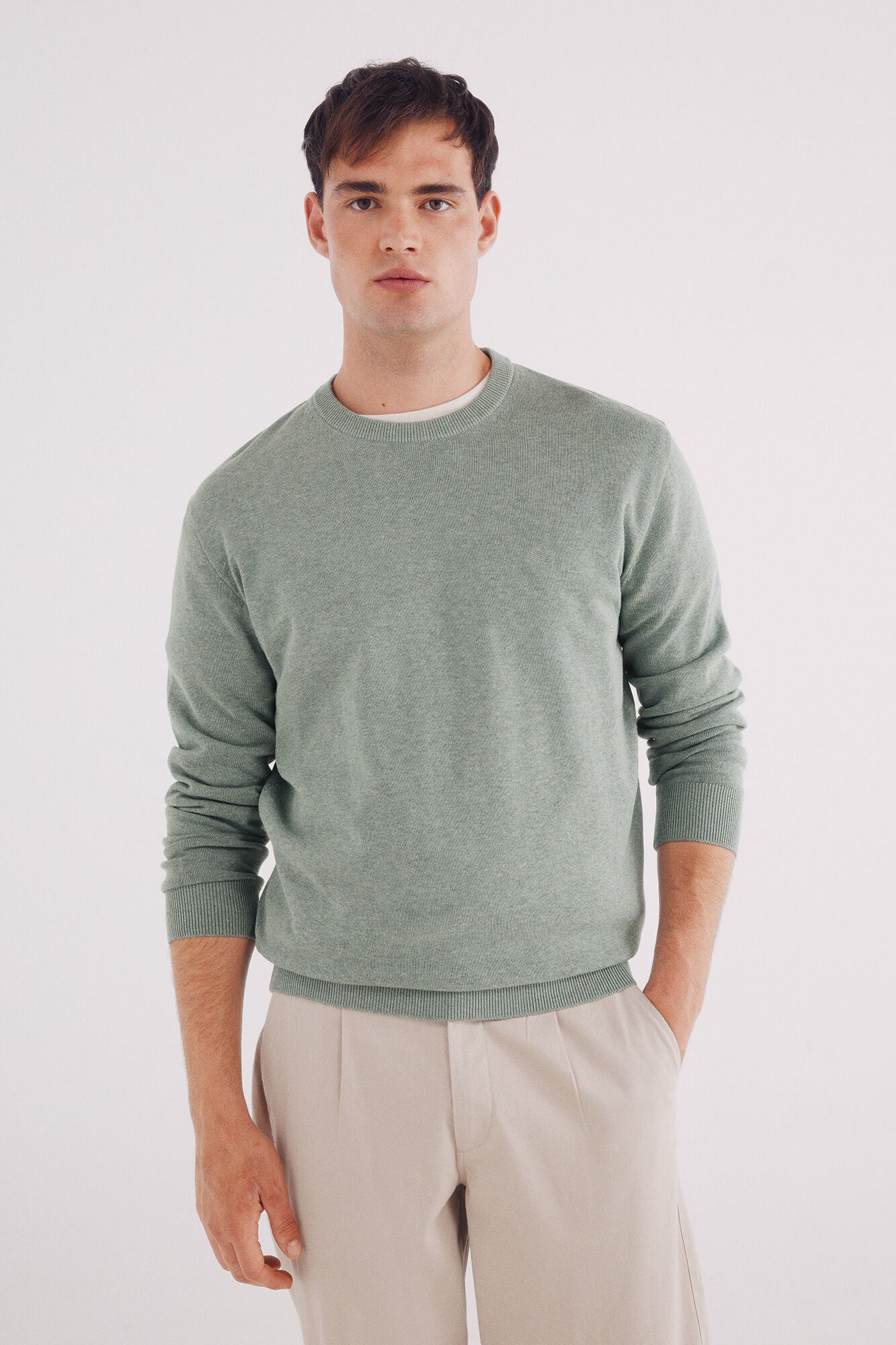 Men Green Jumpers|Basic jumper|Springfiled – Springfield KSA