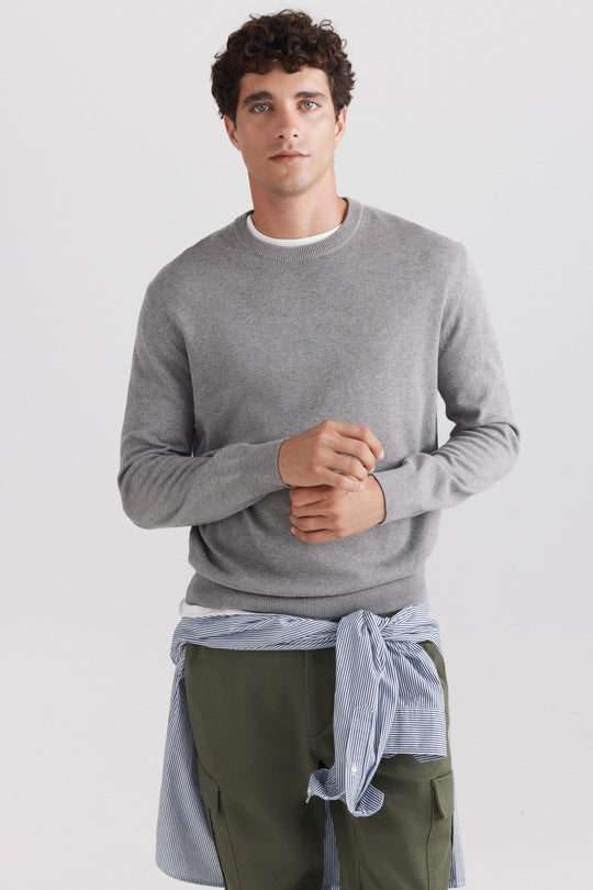 Basic round neck jumper