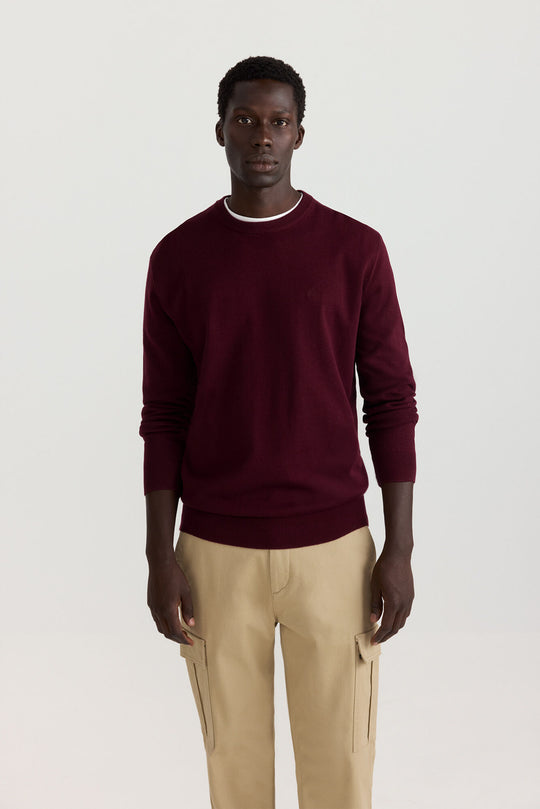 Basic round neck jumper