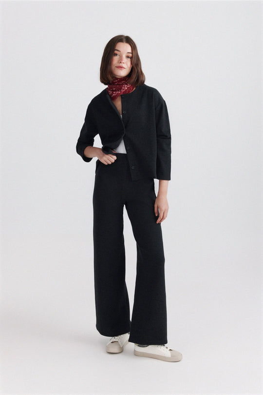 Soft touch knit jacket