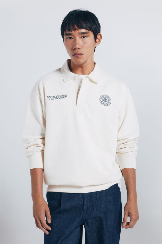 Rugby neck sweatshirt
