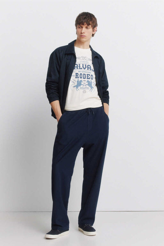 Straight jogger trousers