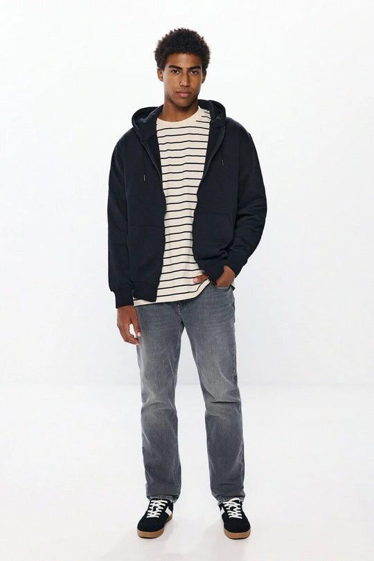 Essential zip-up hoodie