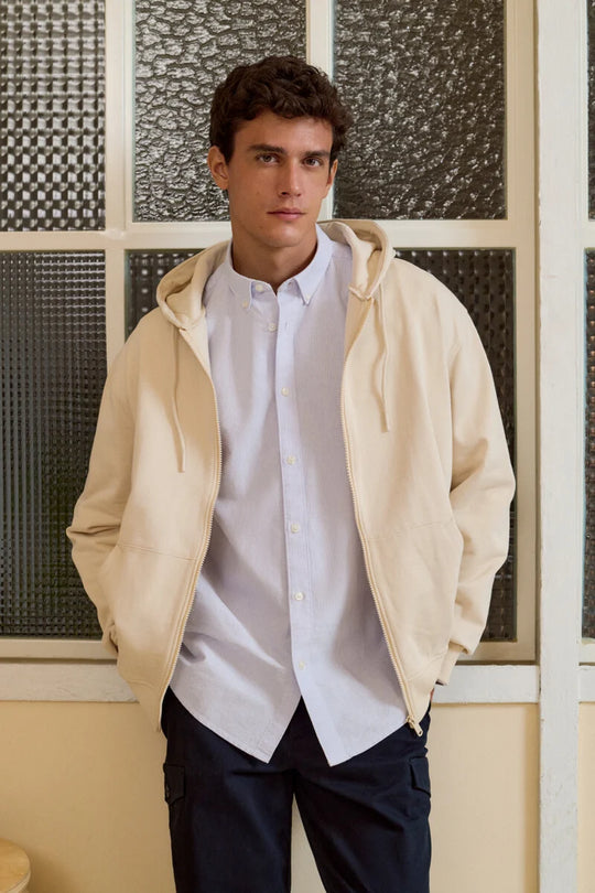 Essential zip-up hoodie