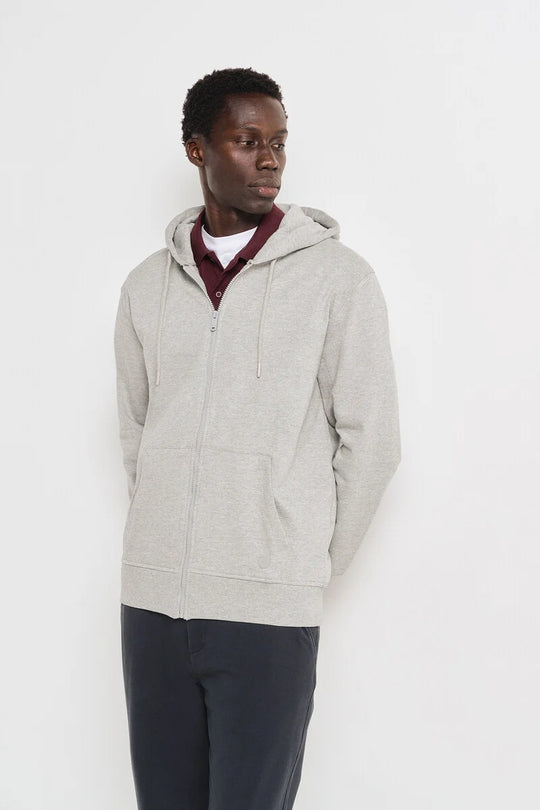 Basic hood zip fastening