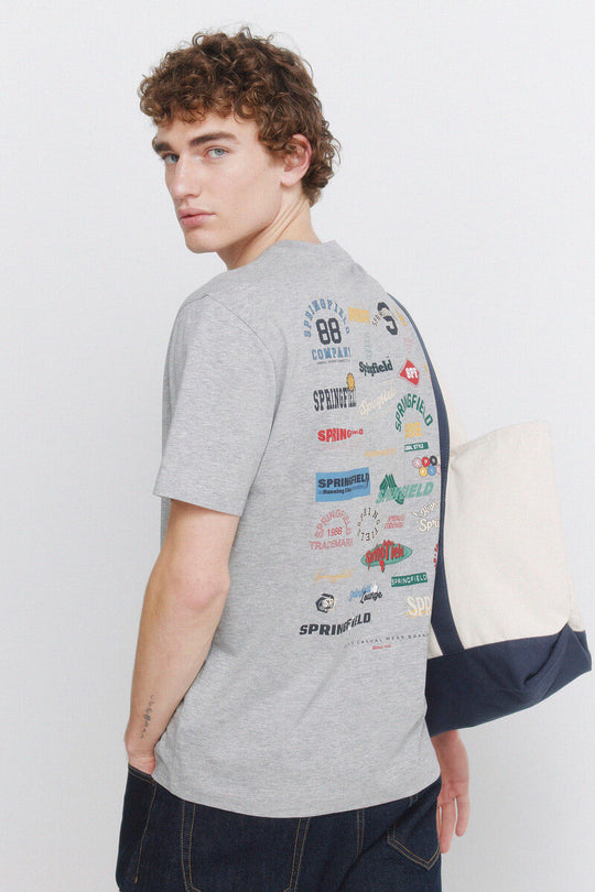 Marl logo T-shirt