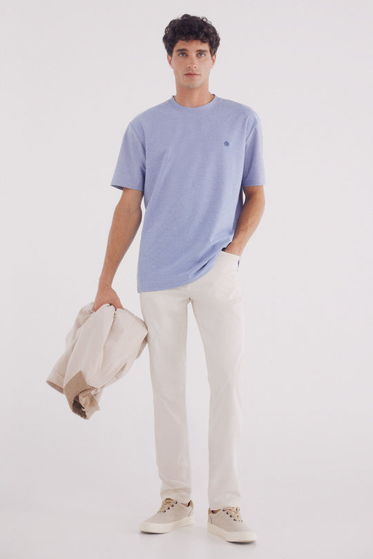 Oxford piqué T-shirt