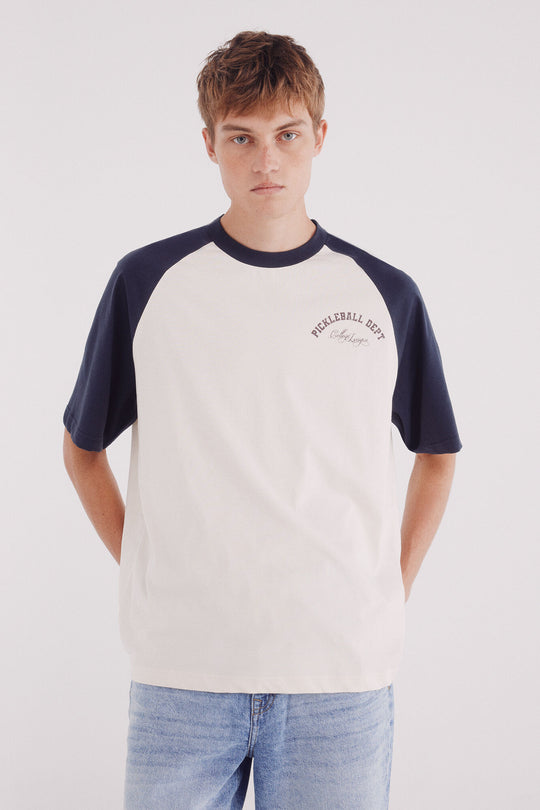 تيشيرت بيكلبول بأكمام راجلان