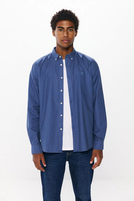 Garment dye oxford shirt