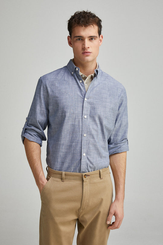 قميص قطني سلوب عادي