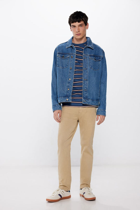 Slim Fit Coloured Trousers