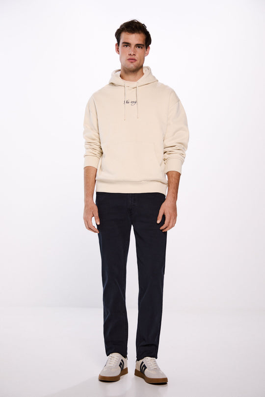 بنطلون ملون مغسول بتصميم رفيع