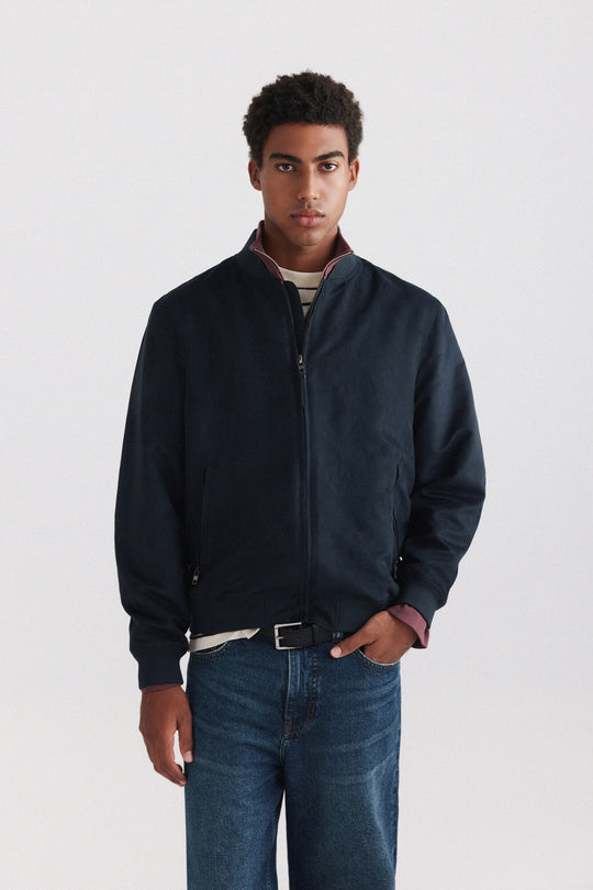 Faux suede jacket