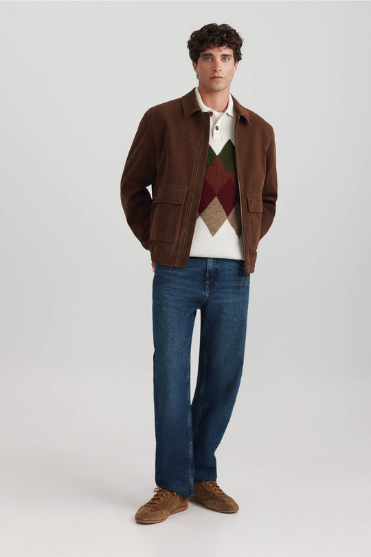 Faux leather jacket