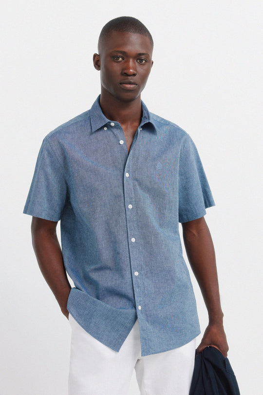 Linen short sleeve shirt