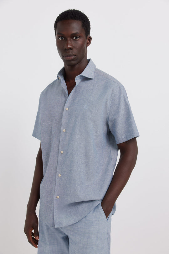 Linen short sleeve shirt