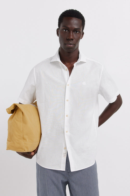 Linen short sleeve shirt
