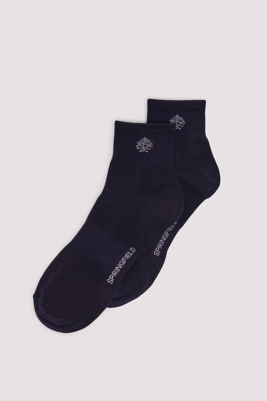 Ribbed sports ankle socks