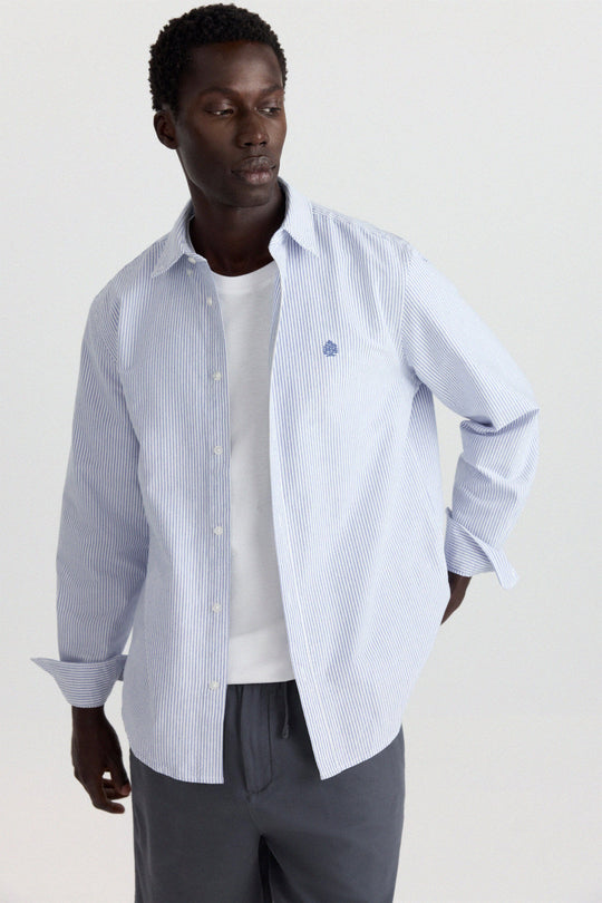 Striped oxford shirt