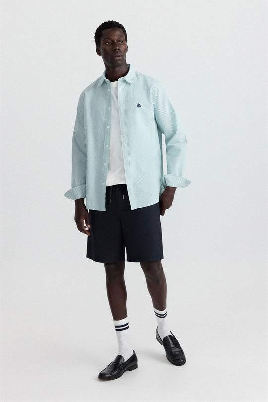 Striped oxford shirt