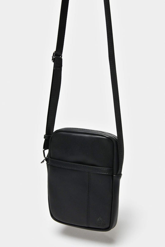 Small faux leather crossbody bag