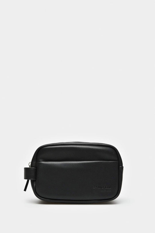 Casual faux leather vanity case