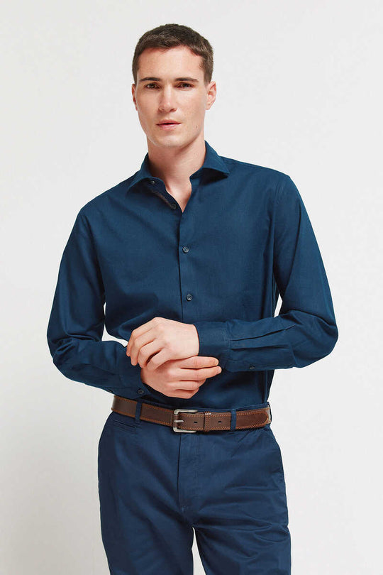 Linen dress shirt