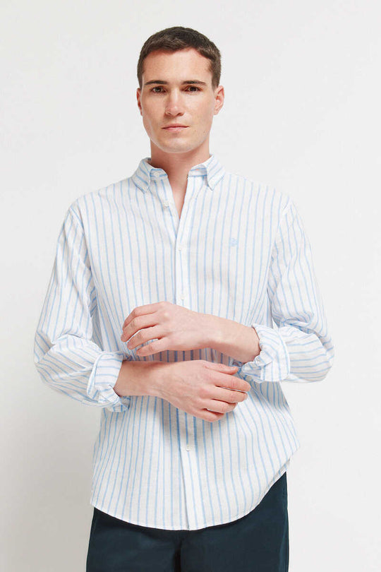 Striped linen shirt