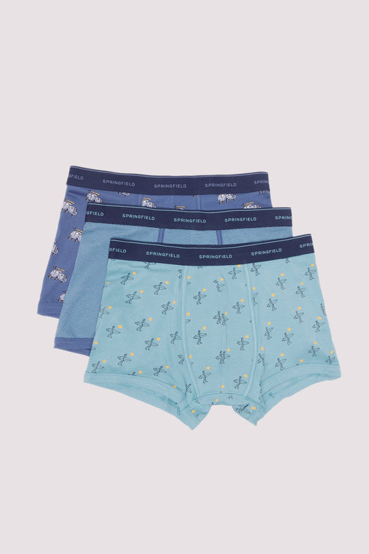 Pack of 3 surf boxers
